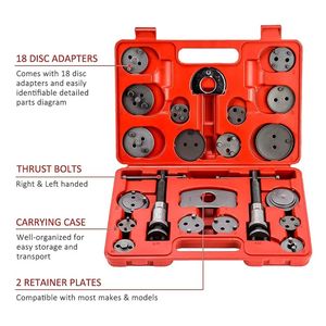 Bộ kẹp phanh thông dụng 22 chiếc Wzauto Bộ Kẹp Phanh gió Bộ dụng cụ kẹp phanh dụng cụ nén Dụng cụ kẹp piston - Product Image 5