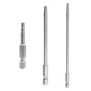 Embout de tournevis Torx Fuxin 6 mm, tige hexagonale 1/4, acier S2, accessoire pour outil pneumatique - Product Image 1