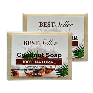 Sapone naturale al latte di cocco e latte e burro di karité - Product Image 2