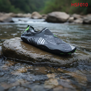 <span class=keywords><strong>Scarpe</strong></span> Acquatiche HY per Escursioni Fluviali Estive, Tessuto ad Asciugatura Rapida, Nere, per Salvataggio in Acqua, Facili da Indossare/Togliere, Resistenti, per Spiaggia e Nuoto HSF010 - Product Image 1