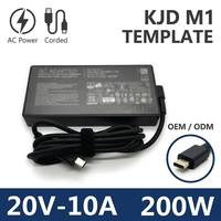 Adaptador de Corriente de 200W a Prueba de Fuego, 20V 10A USB Tipo-C A20-200P1A ADP-200JB, Repuesto para Laptop ASUS ROG Gaming, Venta al Por Mayor