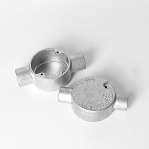 Giá nhà máy bán buôn thông qua hộp hai cách Thông tư Hộp nối 20mm 25mm 32mm Điện ống dẫn phụ kiện - Product Image 4