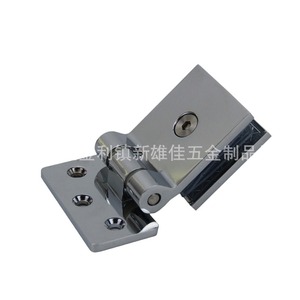 Charnière en alliage de zinc Xin Xiong Jia pour verre, 180 degrés, simple face, design minimaliste pour porte de douche de salle de bain - Product Image 5