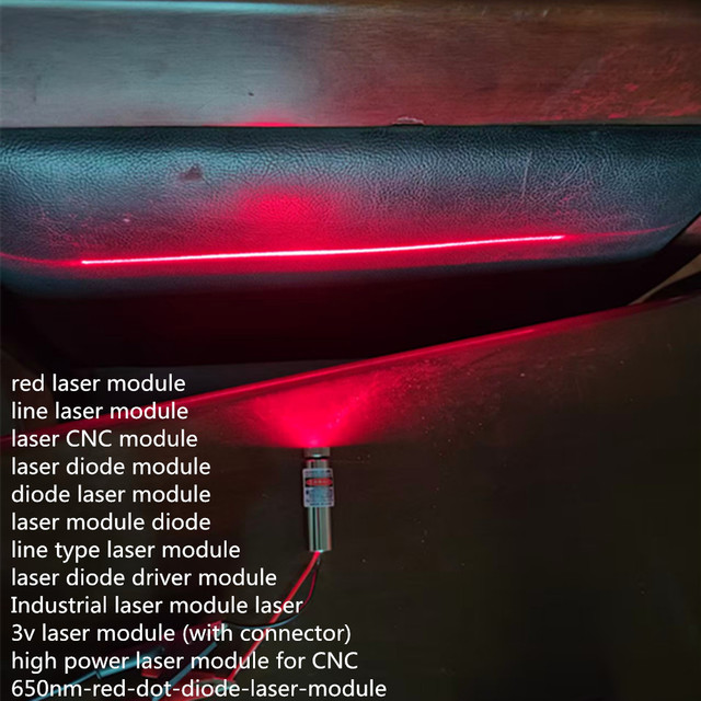 New XPL-M638HR100 638nm 100mw Single Mode Red Diode Laser Module with 1 Year Warranty 3.0V Operating Voltage