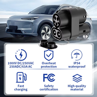 Adaptateur AC/DC tout-en-un CCS1 vers CCS2 Chargeur rapide pour voiture électrique 150A 1000V Type de prise