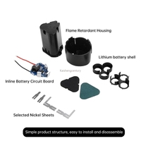 Boîtier de batterie 18650 à insertion directe DC12V, kit de protection de batterie au lithium 3S 12V DC pour perceuse à main à support
