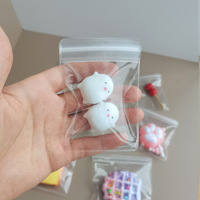 Pochette zippée en PVC transparent durable en gros avec logo personnalisé sérigraphié refermable pour bijoux et lunettes
