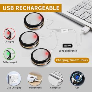 Mini Lámpara LED Recargable USB Moderna, Luces RGB Recargables para Gabinete con Control Remoto, Lámpara LED USB - Product Image 5