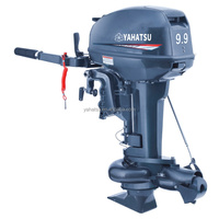 Motor Tempel Kapal Nelayan YAHATSU 2 Tak 15hp Jet Drive Kompatibel dengan Motor Kapal YAMAHA Asli dan Suku Cadangnya