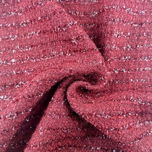 Nouveau <span class=keywords><strong>tissu</strong></span> de tweed à <span class=keywords><strong>carreaux</strong></span> unis métalliques colorés en polyester de conception fantaisie pour robe de pardessus femme - Product Image 6