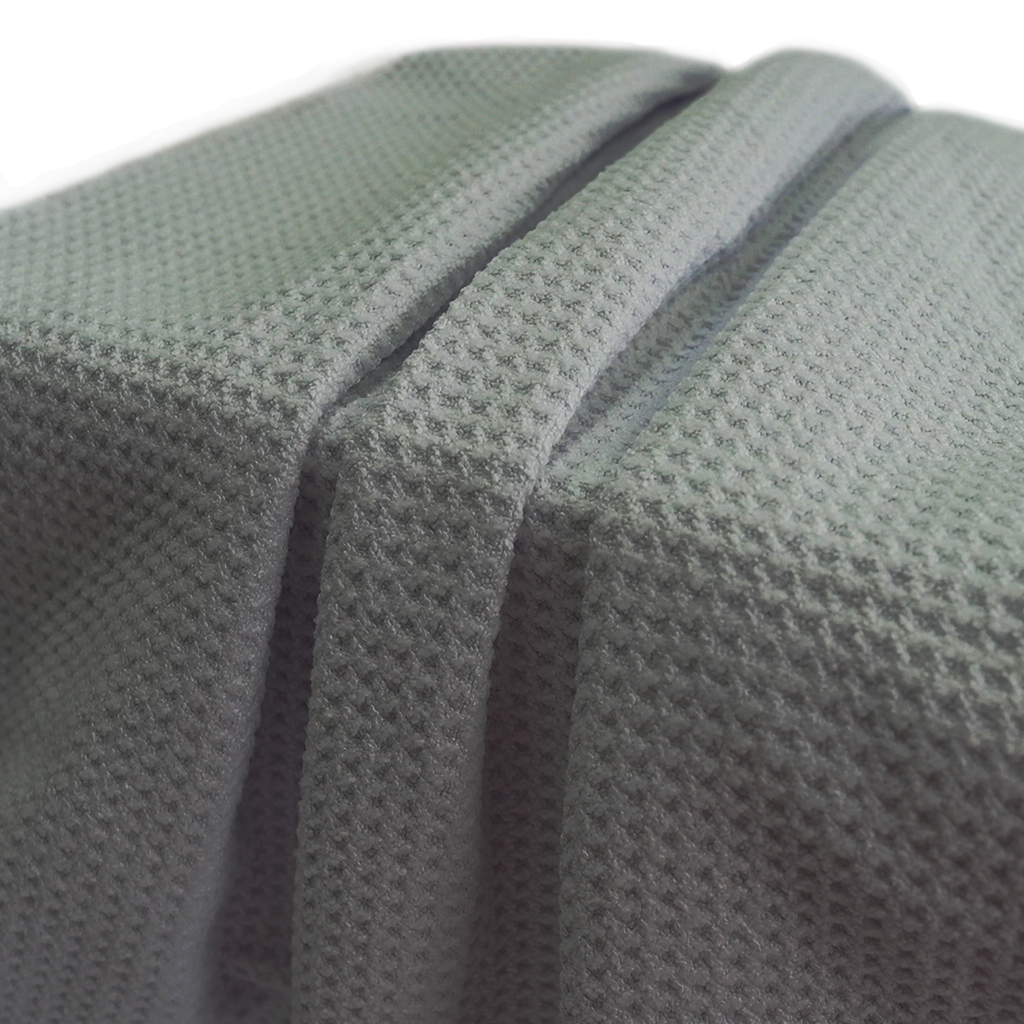 Microfiber Waffle Fabric Beach Towel Quick Dry Polyester Recycled Material Breathable Comfortable Beach Towel Woven Technique