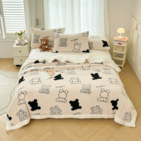 Couverture de lit moderne et chaude pour la maison, en tissu 100 % polyester, motif végétal uni, douce pour la peau, idéale pour l'hiver
