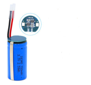 卸売16340充電式バッテリー3.7V700mah韓国KC認証CR123A 16340リチウム電池 - Product Image 2