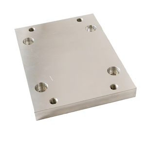 6000 loạt tùy chỉnh tấm nhôm 80(W)* 10(H)* 100(L)mm cho Peltier yếu tố CNC phay tấm cho nhiệt điện mát - Product Image 2