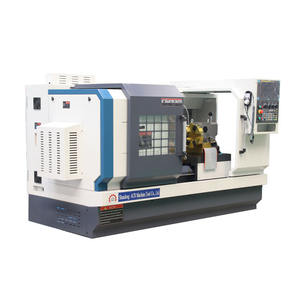 Mesin bubut CNC Horizontal CK6150, dudukan alat listrik stasiun 4/6/8, poros 82mm melalui lubang sistem GSK - Product Image 2
