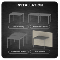 Kits de toiture pour pergola en aluminium moderne, écologiques, durables, couverture de patio, gazebo en aluminium, toiture à lames, bâtiments de jardin