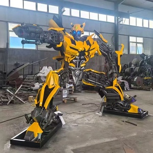 Estatua de Optimus Prime de 250 cm (8 pies) de Metal, Robot Animatrónico de Tamaño Real para Eventos y Conciertos, Escultura de Transformer para Interiores y Exteriores - Product Image 5
