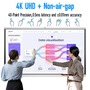 Tableau blanc interactif numérique intelligent 4K UHD de 65 à 75 pouces pour salle de réunion, RK3588 Android 15 - Product Image 3