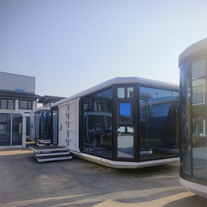 Fácil de mover, moderno, de lujo, insonorizado, aislado, prefabricado, paquete plano, cápsula espacial, habitación para dormir - Product Image 2