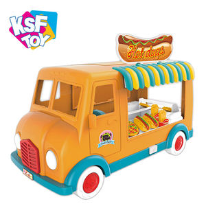 Ensemble de crème glacée multifonction en plastique, jeu de simulation de <span class=keywords><strong>cuisine</strong></span>, chariot de <span class=keywords><strong>cuisine</strong></span> pour enfants de 0 à 24 <span class=keywords><strong>mois</strong></span> à 5 à 7 ans - Product Image 3