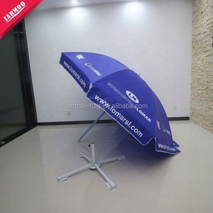 Sombrilla plegable portátil para exteriores, sombrilla de playa con Base de tornillo de 8 pies, 10 pies, promoción al por mayor - Product Image 2