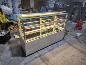 Cake Showcase Counter Glass Display Equipo de refrigeración <span class=keywords><strong>para</strong></span> Cake Display - Product Image 5