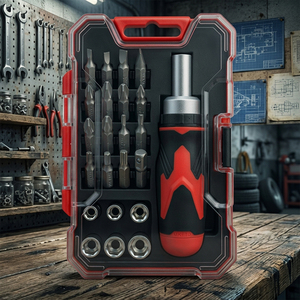 Wholesale Magnetic Impact Driver Bit Set Home Repair <b>Tools</b> Set Combination Plastic Box CRV Screwdriver Bit Set - Product Image 4