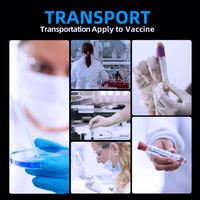 Plaque eutique en plastique PE de qualité alimentaire, pour refroidissement, expédition médicale