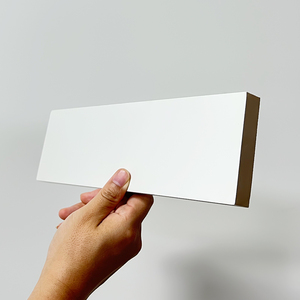 Intérieur classique artisan moderne plancher plinthe moulure garniture blanc apprêté MDF durable écologique décor Villa plinthe - Product Image 1