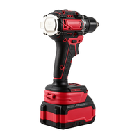 Perceuse à percussion sans fil TEN POWER 21V, 60 Nm, mandrin métallique 10 mm, kit d'outils électriques 3 en 1, tournevis électrique au lithium