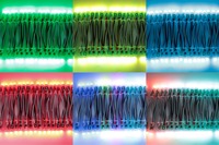 Beamy 12mm WS2811 Lumière LED RVB adressable à pixels DC5V/12V, guirlande étanche IP68, 50 pièces
