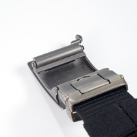 Ceintures tactiques de haute qualité SQ, durables, épaisses, avec logo personnalisé, boucle en alliage à verrouillage automatique, sangle en nylon, style à cliquet, largeur 4,0 cm, 120 cm