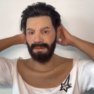 Máscara Facial Completa de Silicona Realista para Hombre, Textura de Piel Humana de Alta Simulación, Suave, para Cosplay, Accesorio de Película, para Fiesta de Halloween - Product Image 4