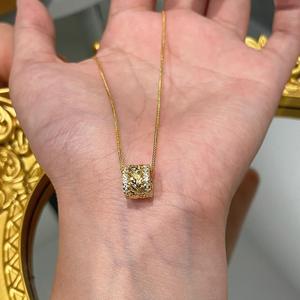 Mantianxing S925 Pure Silver Water Droplet <b>Necklace</b> High-End Luxury Collarbone Chain <b>Fine</b> <b>Beaded</b> Design with Niche Tear - Product Image 5