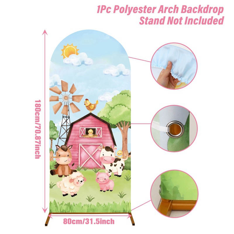 Toile de fond en arc