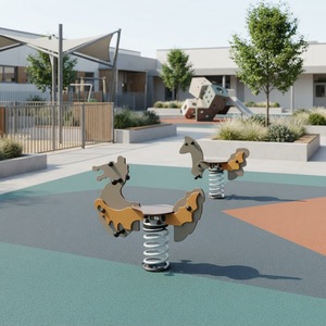 Dalles de pavage en caoutchouc EPDM de 20 mm d'épaisseur pour sols de sécurité des aires de jeux et rampes d'accès pour trottoirs conformes aux normes ADA - Product Image 5