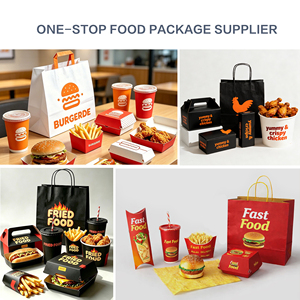 Eco Friendly nero Catering scatola di imballaggio con divisori pasticceria biscotto scatola di carta da Dessert Shawarma cibo Brunch Box - Product Image 6