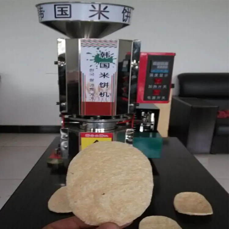 Düşük kalorili atıştırmalık yapma makinesi pirinç keki patlatma makinesi pirinç krakeri üreticisi