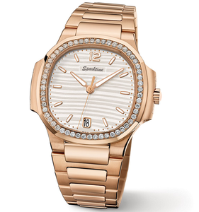 SPARKTIME Reloj de negocios de lujo Impermeable Mecánico Señoras Fecha luminosa Acero inoxidable Cuadrado Mecánico Mujeres Reloj de pulsera - Product Image 4