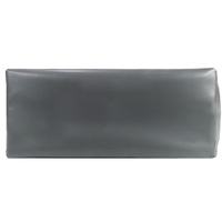 Hochwertige Einkaufstasche, Quittung Leder handtasche Großhandel Doppels ch ulter Leinwand mit Cowhdie Edge Reiß verschluss Einkaufstasche/