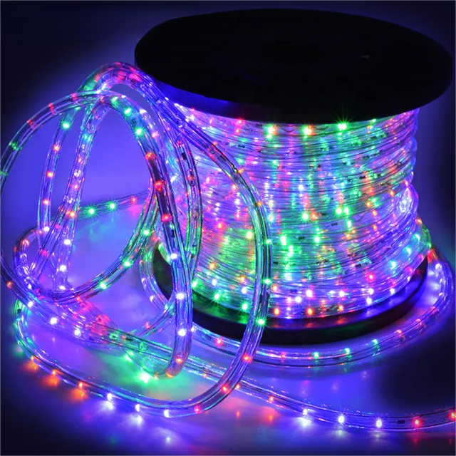 Stair Handrail Festival Use IP65 Waterproof Flexible Rope Light Outdoor