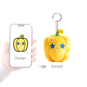 Mới Nhất Tùy Chỉnh Ớt Loạt Sang Trọng Mặt Dây Chuyền Nhồi Bông Rau Đồ Chơi Sang Trọng Quà Tặng Cho Trẻ Em Sang Trọng Ớt Tùy Chỉnh Plushie - Product Image 2