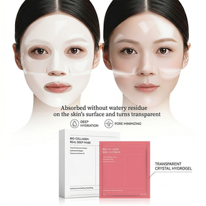 Maschera Viso Coreana al Collagene Sbiancante Personalizzata all'Ingrosso, Patch al Collagene per il Viso con Etichetta Privata per Personalizzare il Tuo Marchio - Product Image 1