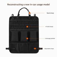 Organisateur de siège arrière de voiture en tissu Oxford, grande capacité, multi-poches, sac de rangement pour outils, pochette suspendue pour SUV, camion, garage, OEM