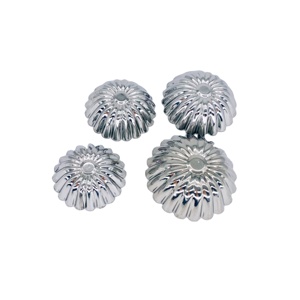 Mini moules à tartes ronds et cannelés individuels pour quiche <span class=keywords><strong>Moule</strong></span> à biscuits de 2 pouces Outil de cuisson pour desserts Cheesecake <span class=keywords><strong>Muffin</strong></span> - Product Image 2