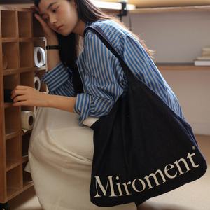 40*25*12cm <b>Recycled</b> Cowboy Canvas Letter Pattern Printed Logo Eco-friendly <b>Tote</b> <b>Bag</b> with Coin Pocket Large Size Shopping <b>Bag</b> - Product Image 5