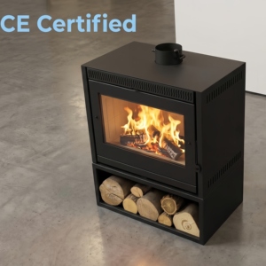 <span class=keywords><strong>Stufa</strong></span> <span class=keywords><strong>a</strong></span> <span class=keywords><strong>Legna</strong></span> in Acciaio ad Alta Efficienza Termica con Vista sul Fuoco per Appartamenti - Product Image 4
