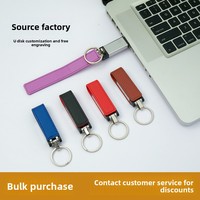 Casing Kulit Grosir Baru U Disk U-33 8G/16G/32G Kecepatan Tinggi Kapasitas Besar Hadiah Bisnis Logo Cetak Warna USB 2.0/3.0 Garansi 1 Tahun