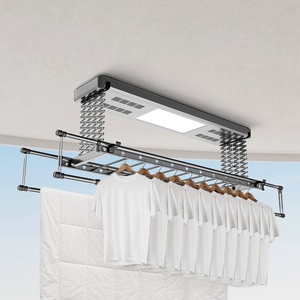 Customized double scissor style ultra-high automatic lifting intelligent home balcony electric <b>drying</b> <b>rack</b> - Product Image 4