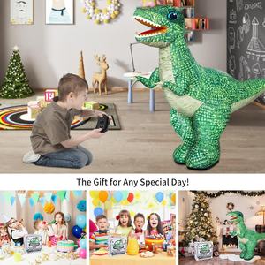 Voitures <span class=keywords><strong>t</strong></span>élécommandées KK 2.4G, dinosaure gonflable pour enfants, jouet interactif préhistorique, <span class=keywords><strong>T</strong></span>-<span class=keywords><strong>Rex</strong></span> <span class=keywords><strong>radiocommandé</strong></span>, aventure géante, jeu de dinosaures - Product Image 2